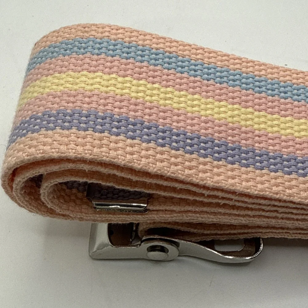 MediChoice Gait Transfer Belt Pink Pastels Medical Woven Fabric Made‎ In USA 60